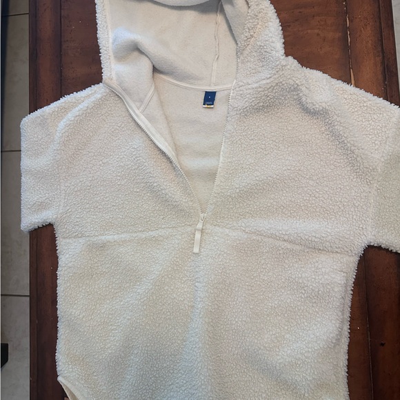 Old Navy Women’s Hoodie Lng Sleeve Fleece Sz Small with zip front - Picture 2 of 2